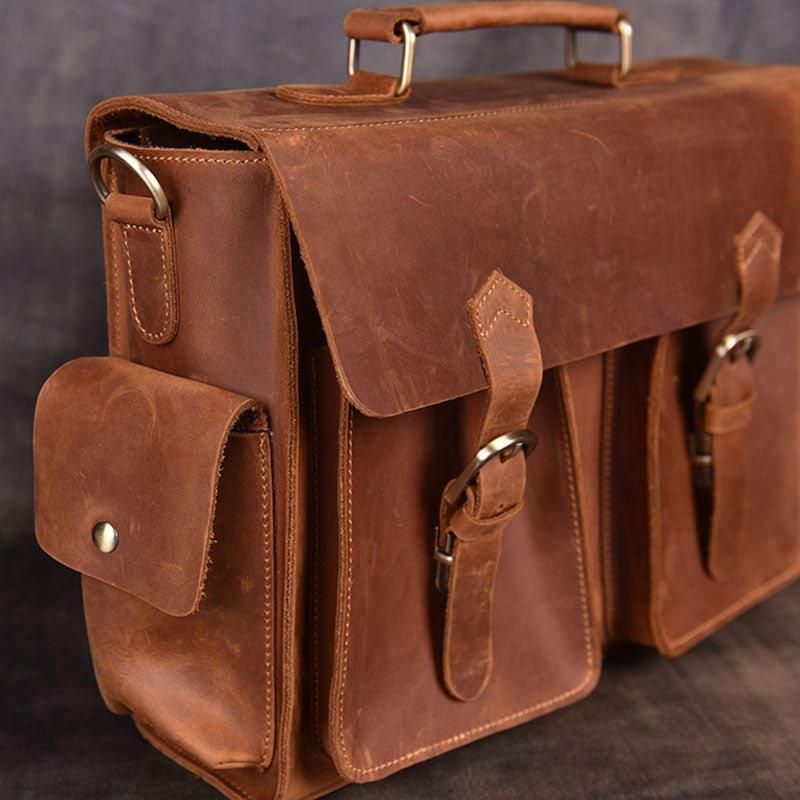 Attache-case Homme Cuir 14 Pouces 15.6