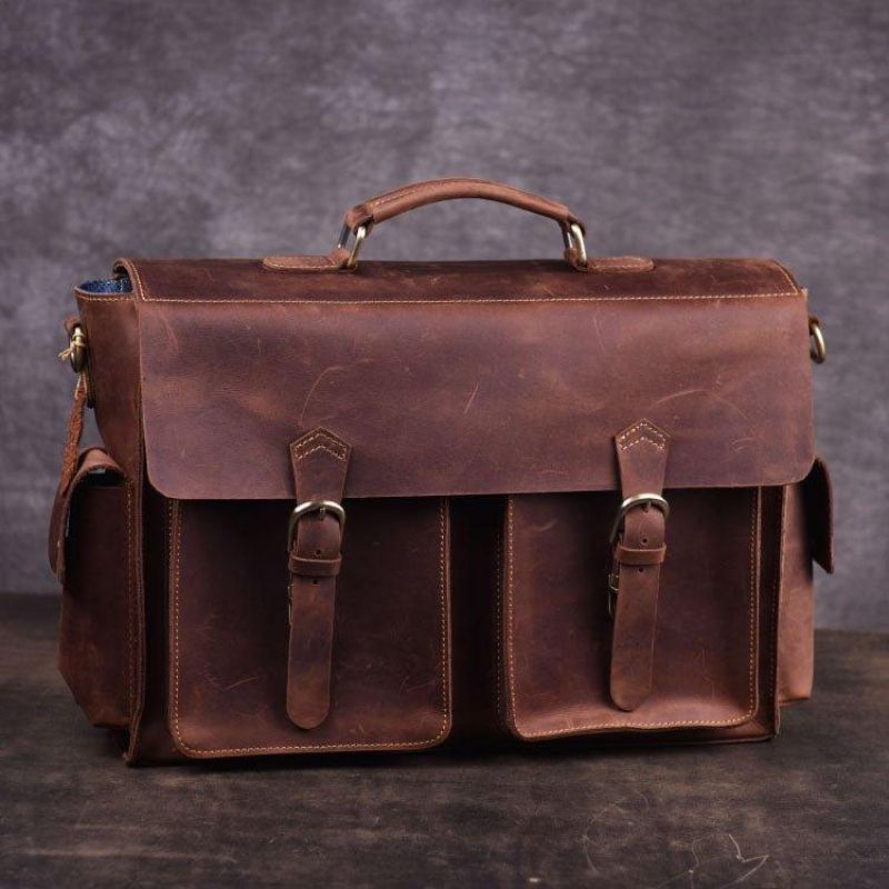 Attache-case Homme Cuir 14 Pouces 15.6