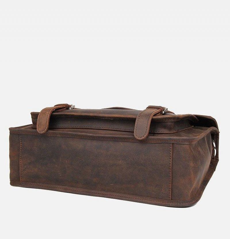 Étui Attaché Cuir Pour Hommes 14 Pouces