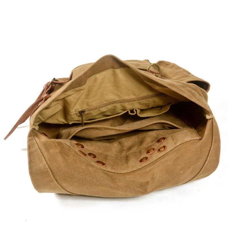 Grand Sac À Dos Randonnée Toile Cirée Pour Hommes