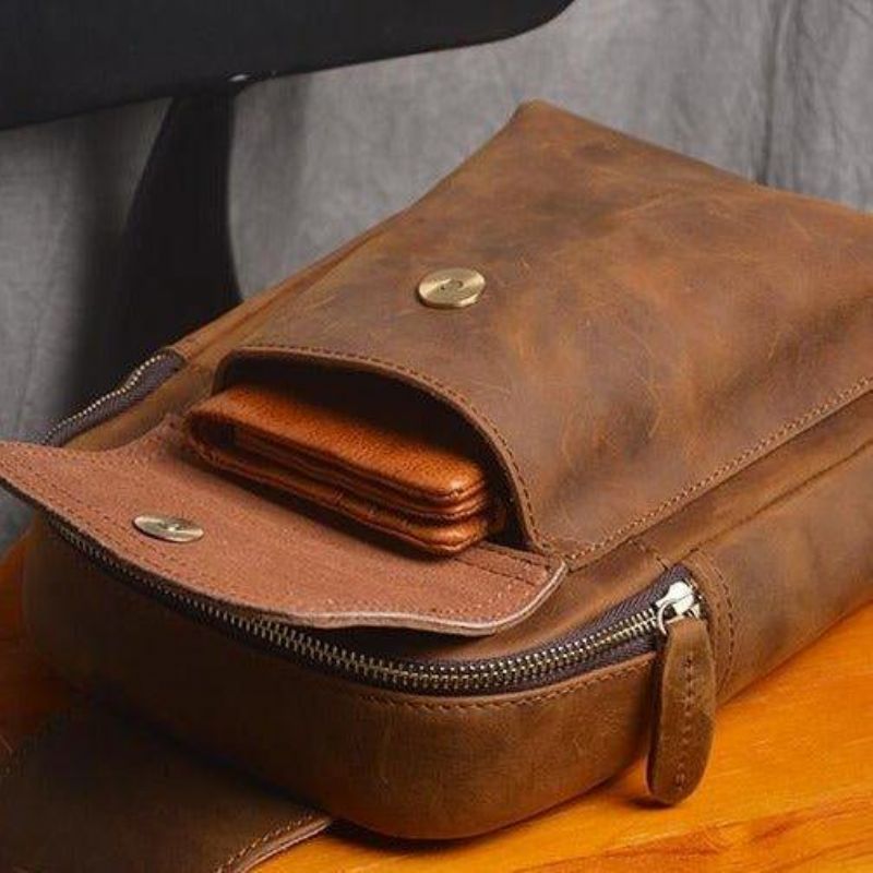 Petit Sac Bandoulière Pour Homme Cuir