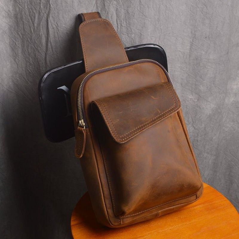 Petit Sac Bandoulière Pour Homme Cuir