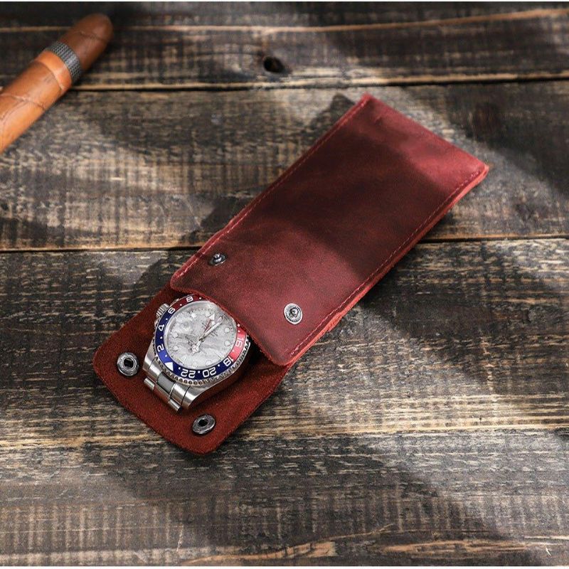 Pochette Cuir Pour Montre Unique Hommes