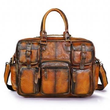 Porte-documents Cuir Vintage Pour Hommes