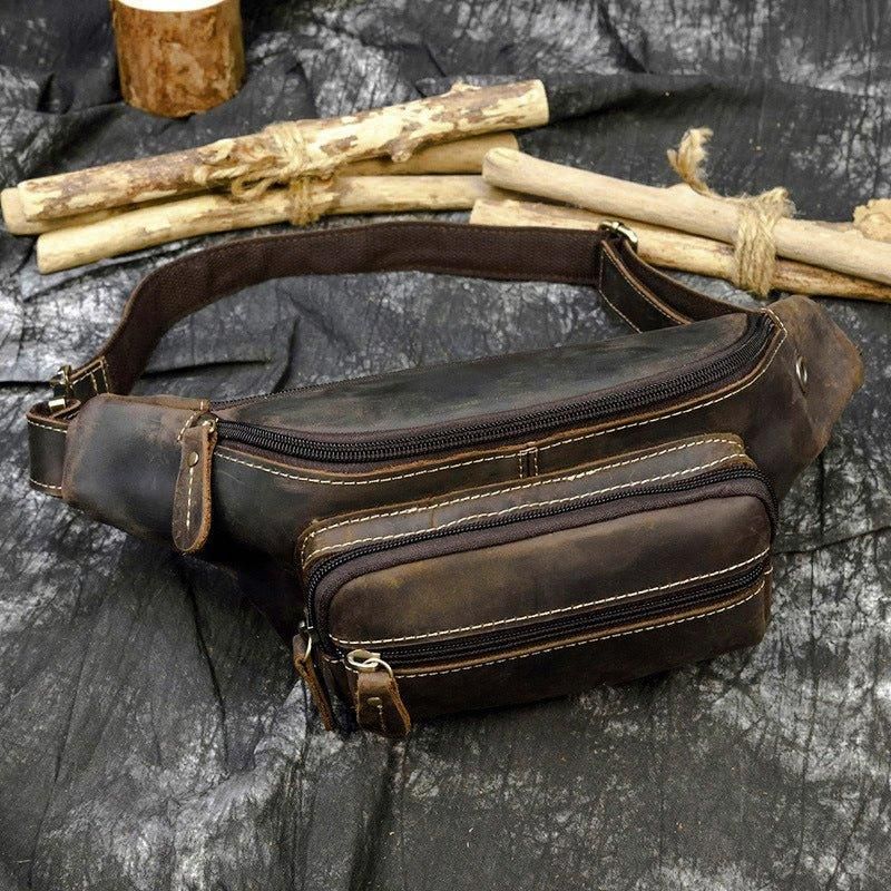 Sac Banane Cuir Pour Hommes