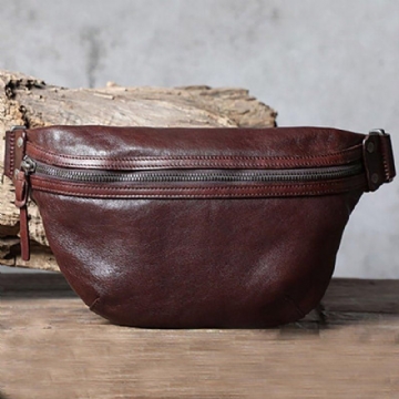 Sac À Bandoulière Cuir Véritable Pour Hommes