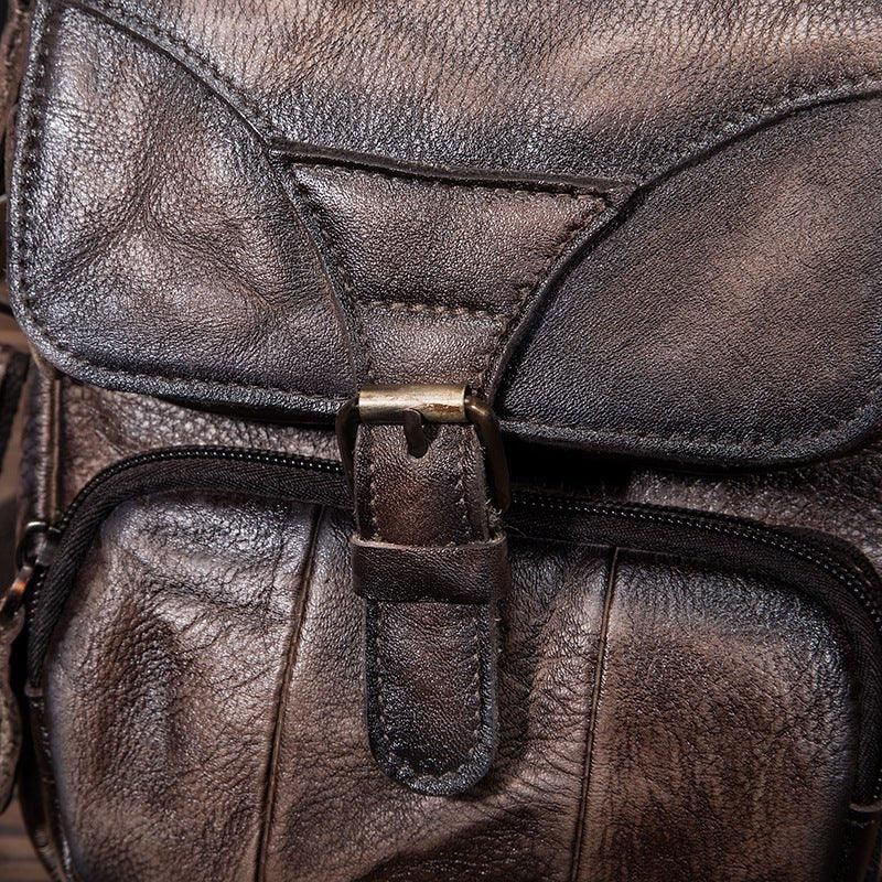 Sac À Bandoulière Messager Vintage Double Usage Pour Hommes