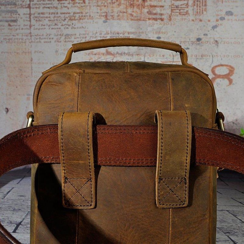 Sac À Bandoulière Messager Vintage Double Usage Pour Hommes