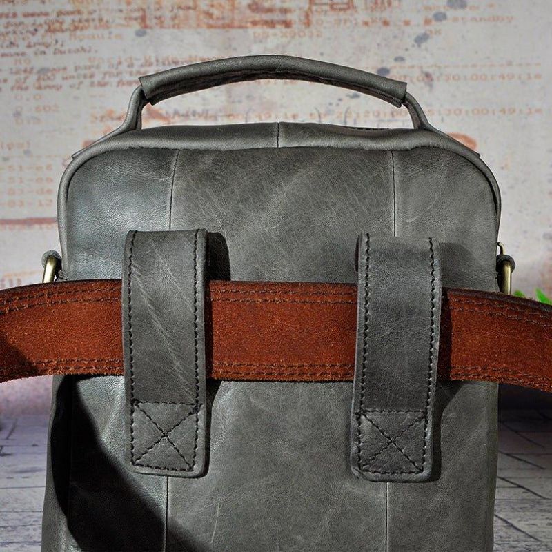 Sac À Bandoulière Messager Vintage Double Usage Pour Hommes