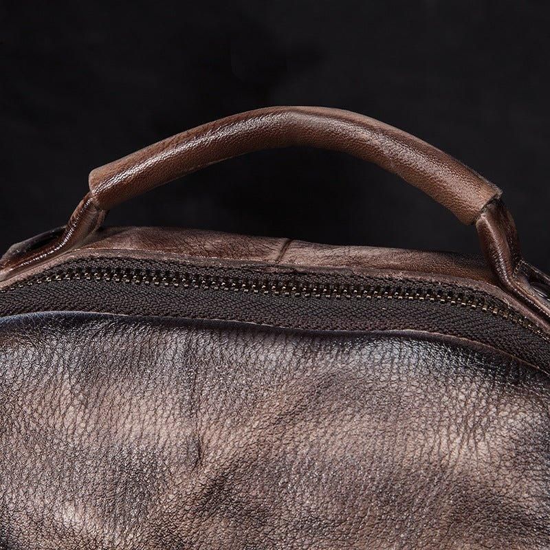 Sac À Bandoulière Messager Vintage Double Usage Pour Hommes