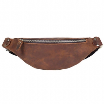 Sac À Bandoulière Simple Cuir Vachette Pour Hommes