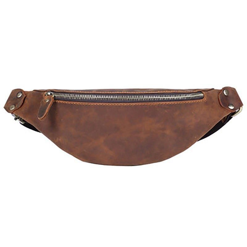 Sac À Bandoulière Simple Cuir Vachette Pour Hommes