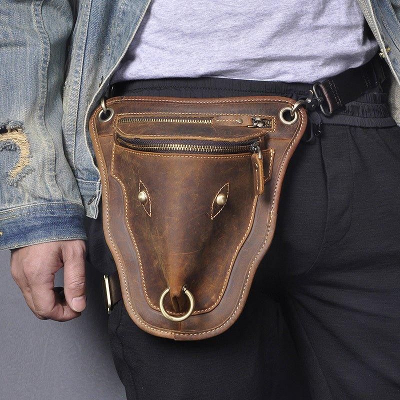 Sac Cuisse Cuir À Tête Vache Cool