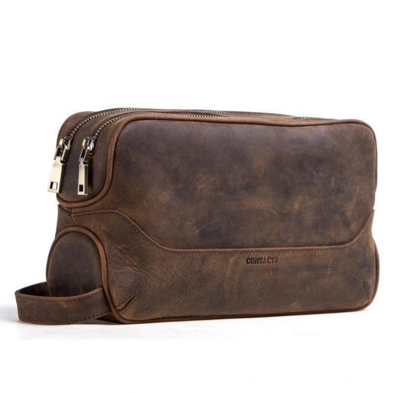 Sac Dopp Kit Cuir Pour Hommes