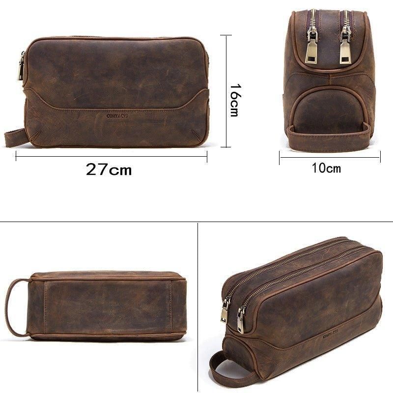 Sac Dopp Kit Cuir Pour Hommes