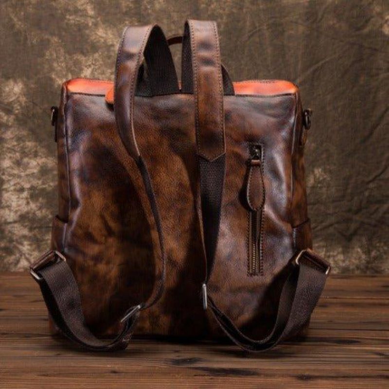 Sac À Dos Cuir Convertible Végétalien Pour Femme