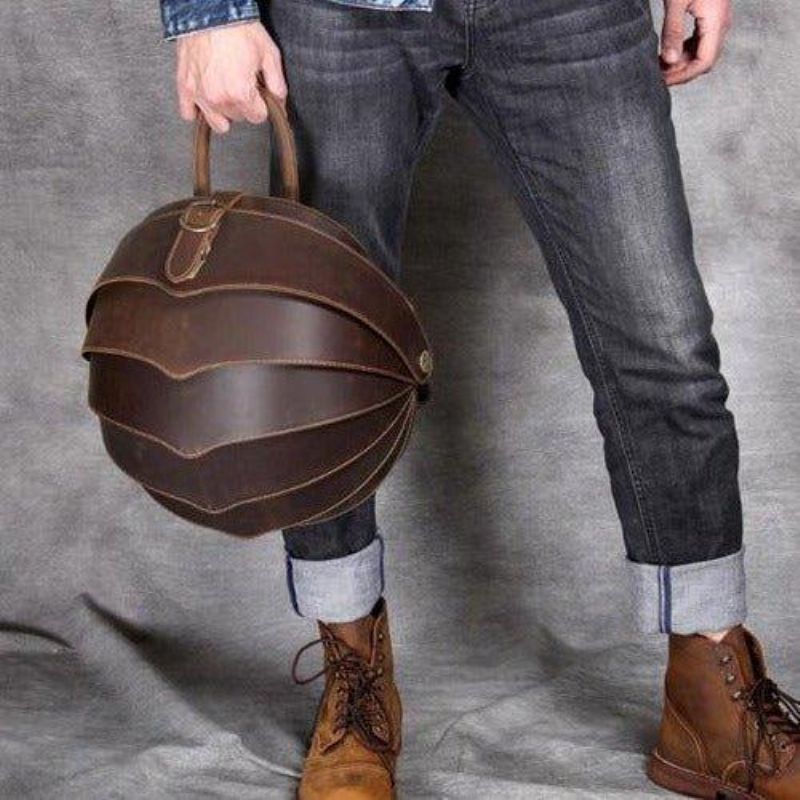 Sac À Dos Cuir Vintage Pangolin Pour Homme