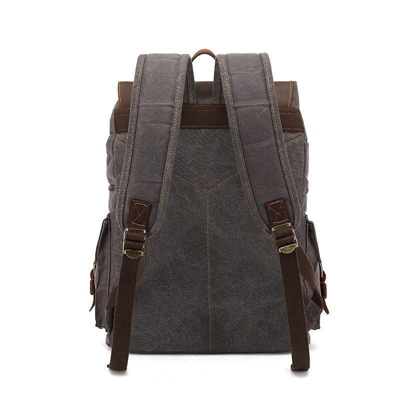 Sac À Dos Pour Ordinateur Portable Toile Cirée Hommes