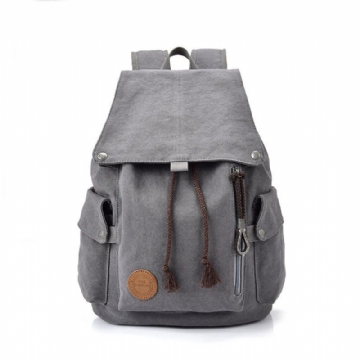 Sac À Dos Scolaire Toile Coton Pour Ordinateur Portable