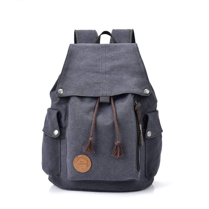 Sac À Dos Scolaire Toile Coton Pour Ordinateur Portable