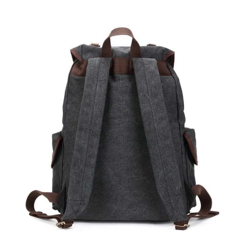 Sac À Dos Toile Décontracté Pour Hommes Camping Vintage