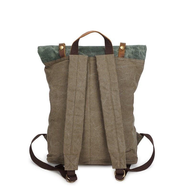 Sac À Dos Vintage Avec Pochette Pour Ordinateur Portable