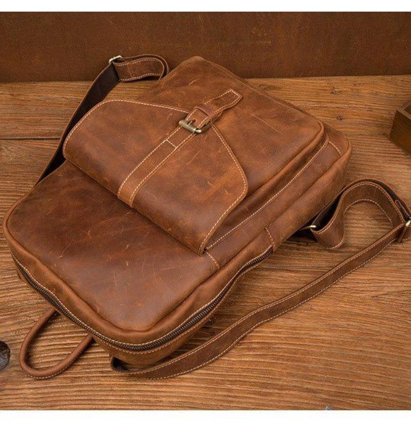 Sac À Dos Vintage Pour Ordinateur Portable Homme 15.6 Pouces