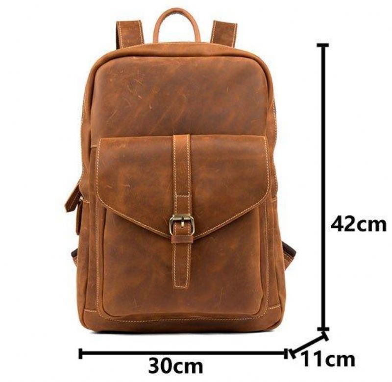 Sac À Dos Vintage Pour Ordinateur Portable Homme 15.6 Pouces