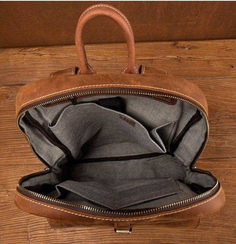 Sac À Dos Vintage Pour Ordinateur Portable Homme 15.6 Pouces