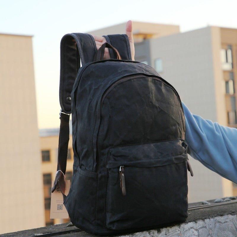 Sac À Dos Vintage Toile Cirée Pour Hommes