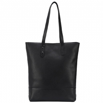 Sac Fourre-tout Cuir Noir Pour Femme