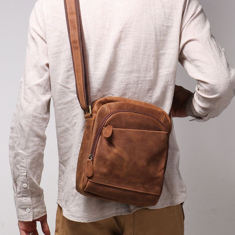 Sac Messager Cuir Pour Homme Grand Ipad