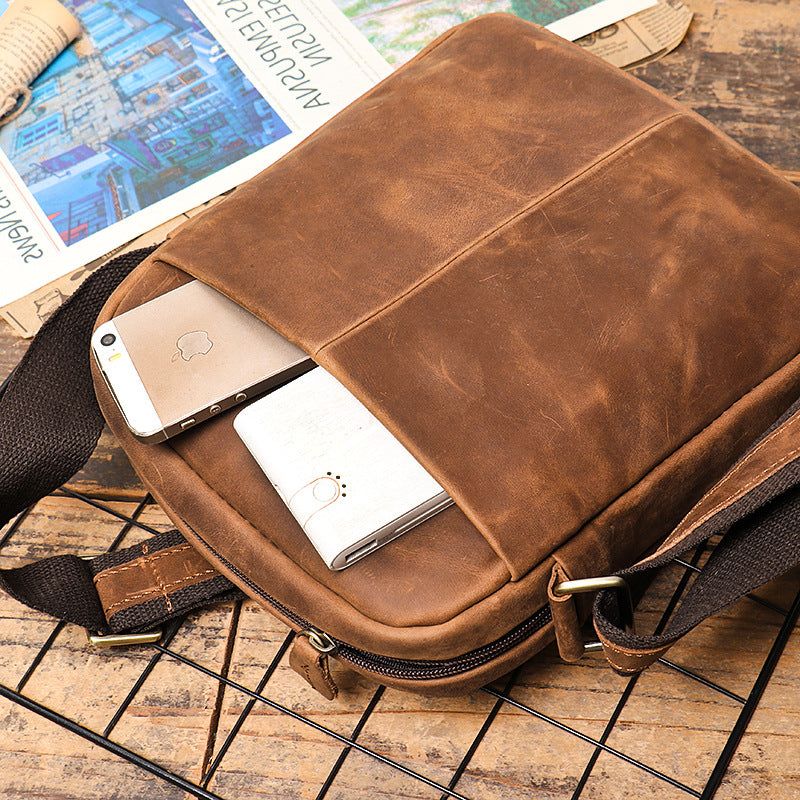 Sac Messager Cuir Pour Homme Grand Ipad