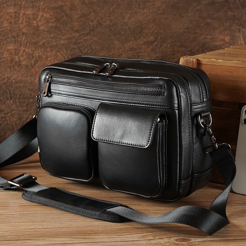 Sac Messager Cuir Véritable Pour Ipad 9.7 Pouces