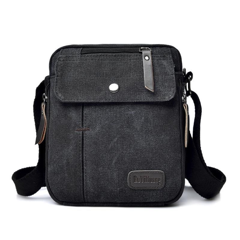 Sac Messager Léger Toile Coton Pour Homme