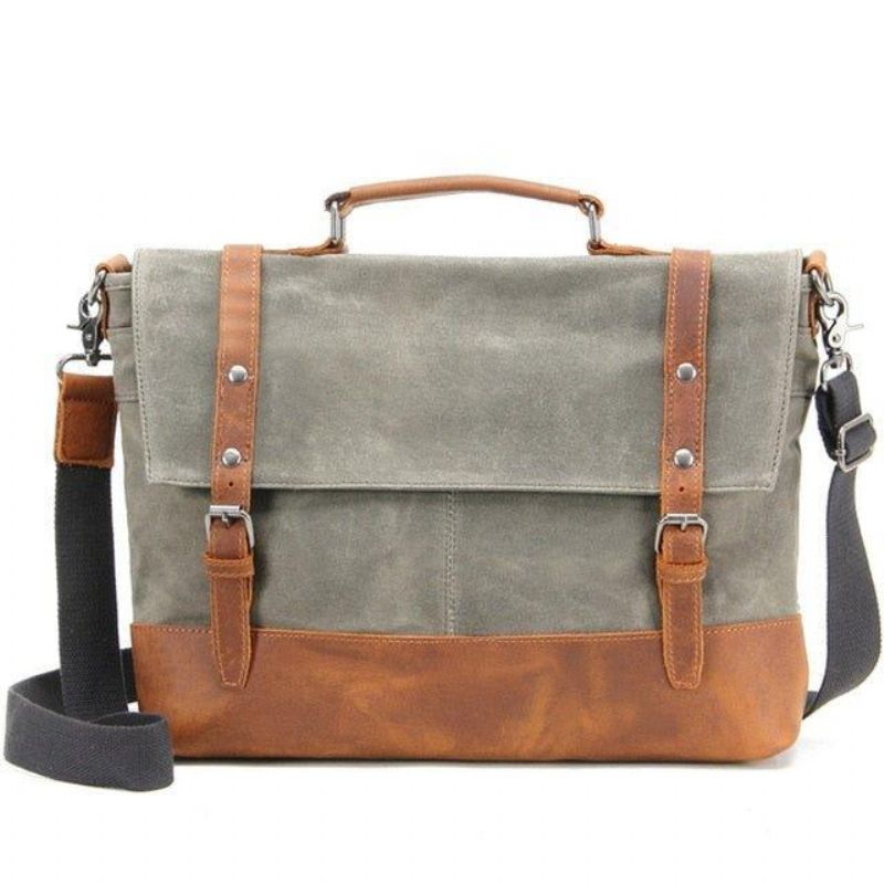 Sac Messager Toile Pour Ordinateur Portable Hommes