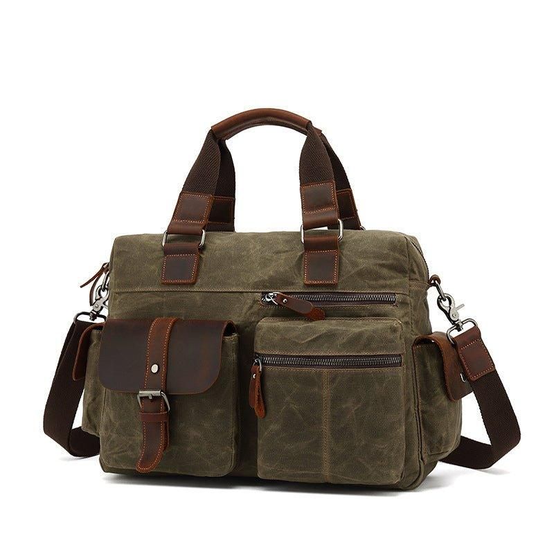 Sac Messager Toile Pour Ordinateur Portable Sacoche Hommes