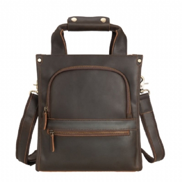 Sac Messager Vertical Cuir Pour Homme