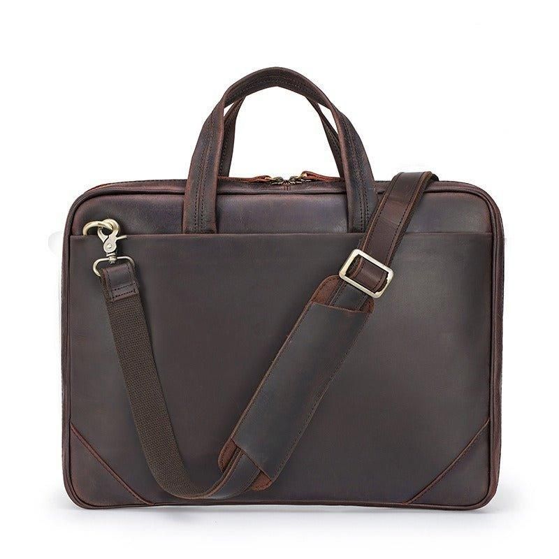 Sac D'ordinateur Cuir Pour Hommes Slim