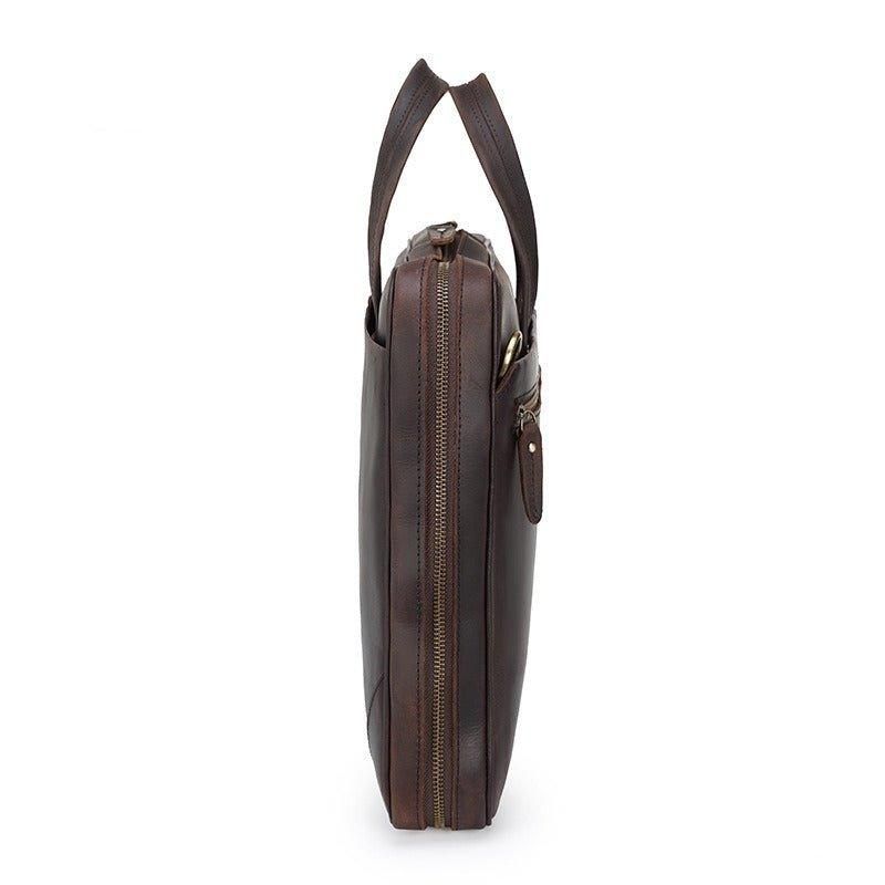 Sac D'ordinateur Cuir Pour Hommes Slim