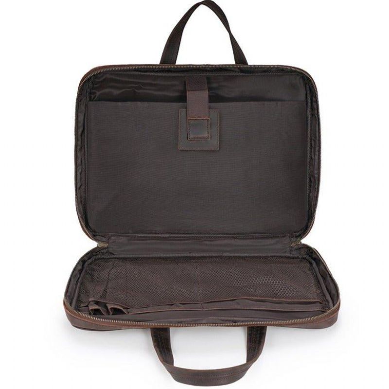 Sac D'ordinateur Cuir Pour Hommes Slim