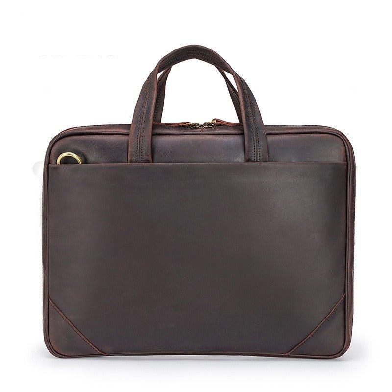 Sac D'ordinateur Cuir Pour Hommes Slim