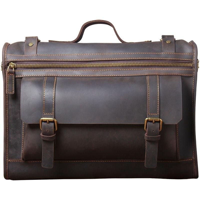 Sac D'ordinateur Cuir Marron