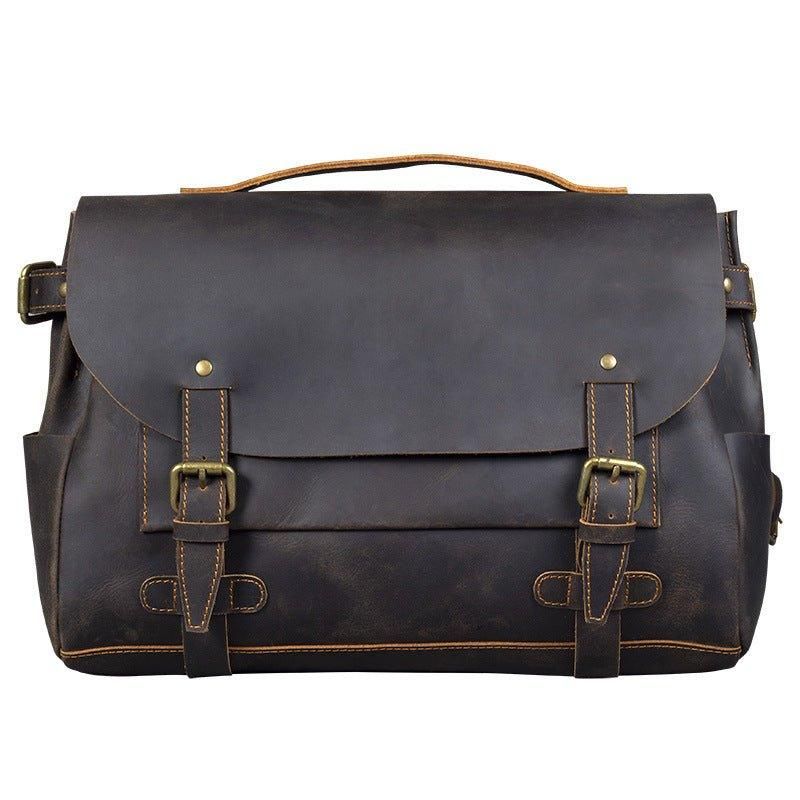 Sac D'ordinateur Portable Porte-documents Cuir Vintage