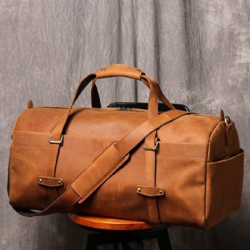 Sac Sport Vintage Cuir Pour Hommes