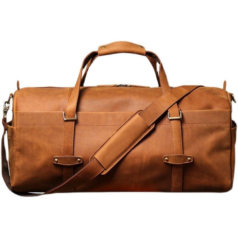 Sac Sport Vintage Cuir Pour Hommes