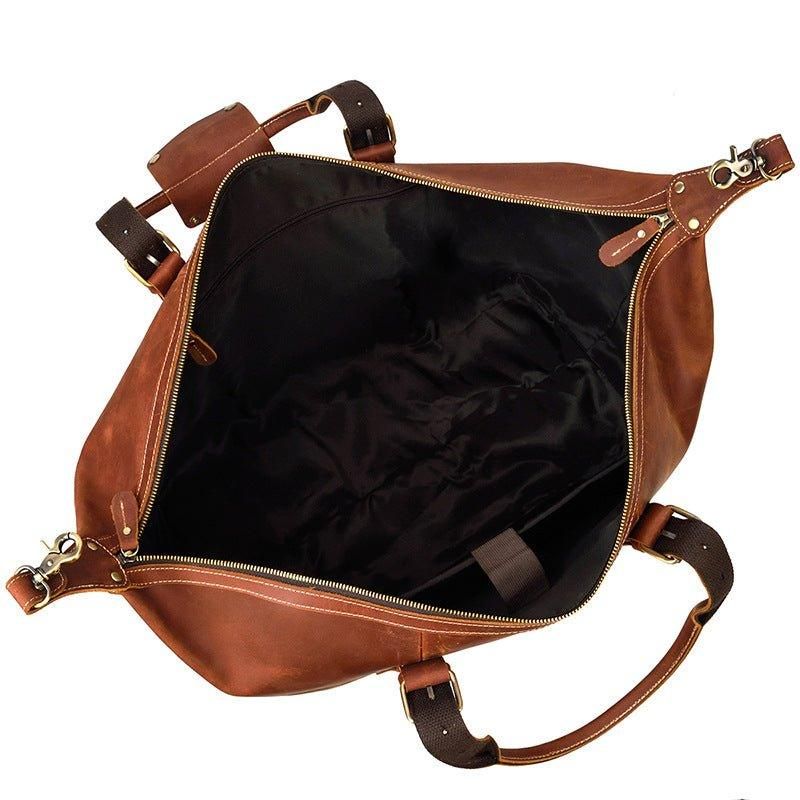 Sac Sport Vintage Cuir Vache