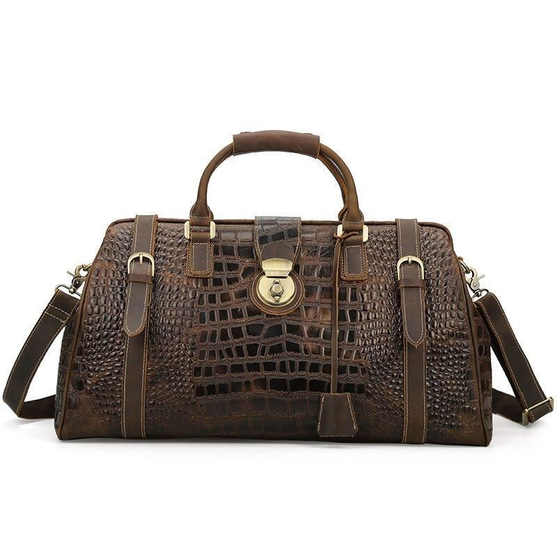 Sac Voyage Cuir Crocodile