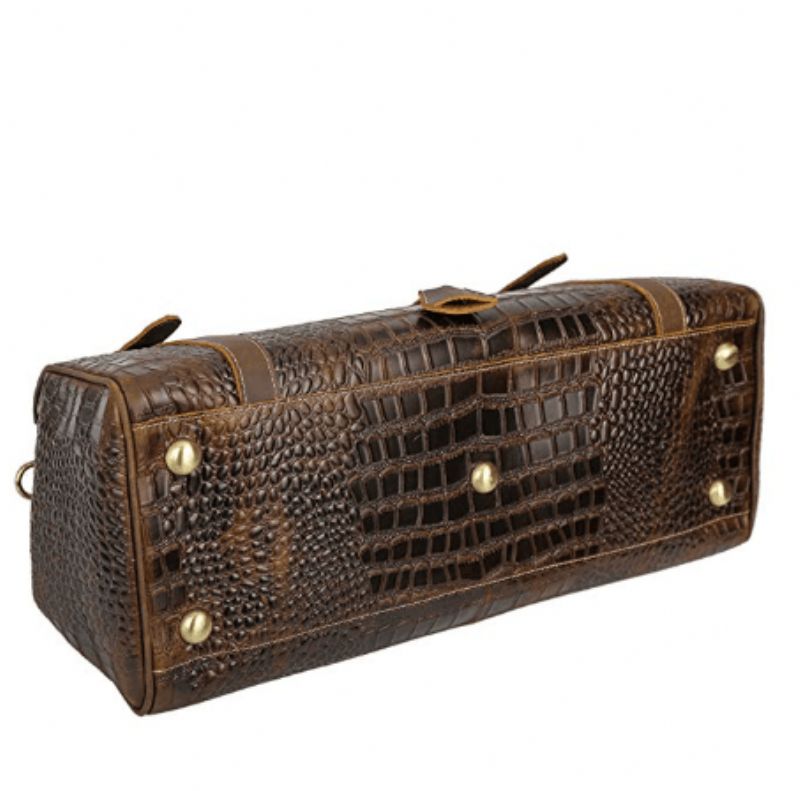 Sac Voyage Cuir Crocodile