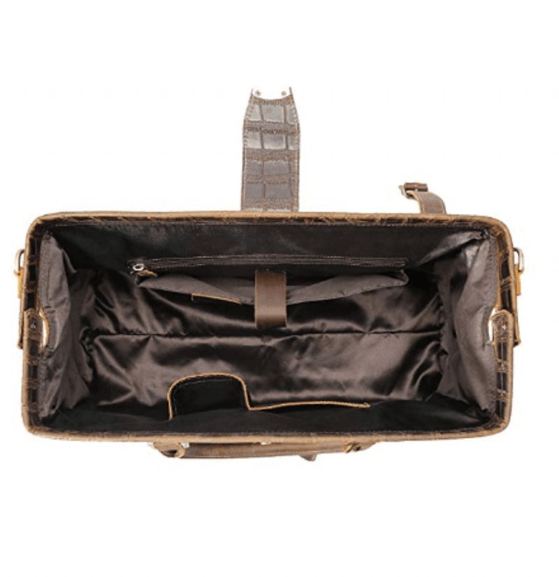 Sac Voyage Cuir Crocodile